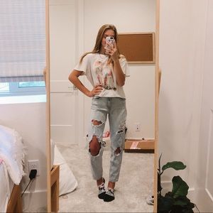 Target Distressed Mom Jeans